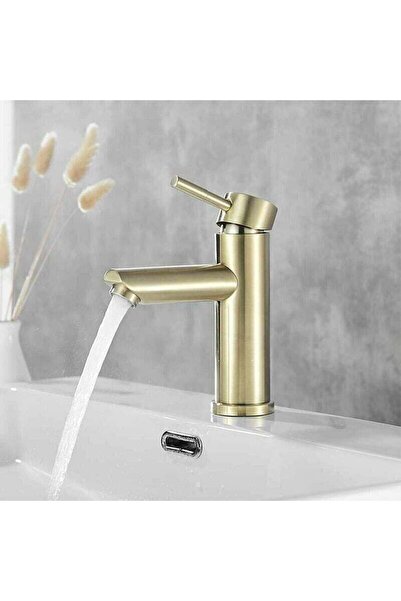 STARSTAR Bathroom/washbasin faucet, elegant modern design, brushed gold brass...
