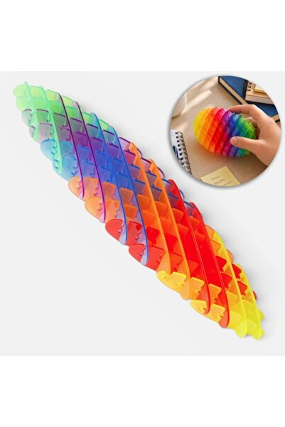 IRO Jucărie anti-stres vierme curcubeu 11-26cm