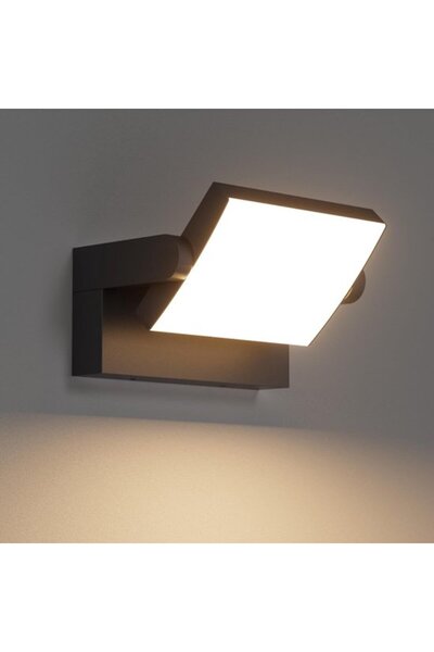 STARSTAR 24W 2700K-3000K Warm White LED Outdoor Wall Light, Modern Black IP65...