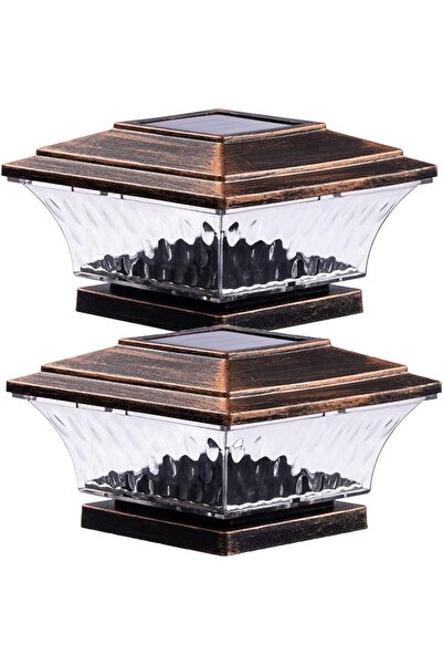 STARSTAR Solar-powered post light, outdoor LED lighting, deck fence cover lig...