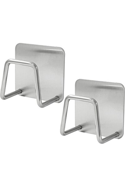 STARSTAR 2-pack adhesive stainless steel sponge racks for kitchen sinks – Kit...