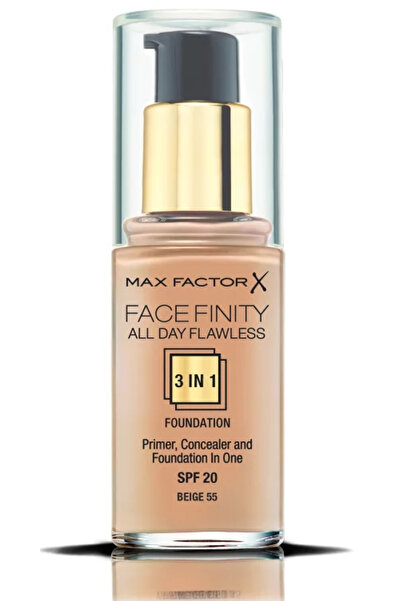 Max Factor Facefinity Fond de ten 3-în-1 30 ml – 55 Bej