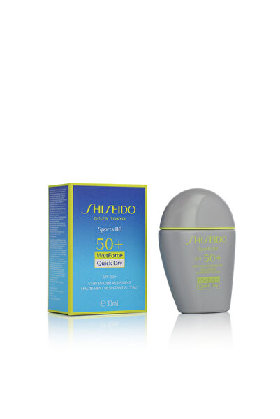 Shiseido WetForce Cremă de față BB cu uscare rapidă SPF 50+ (Mediu închis) 30 ml