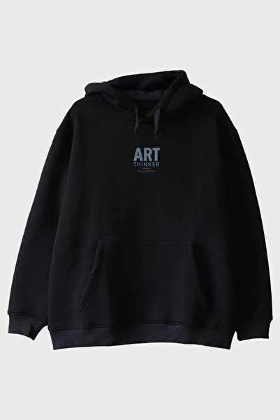 lofux هودي أسود من Art Thinker