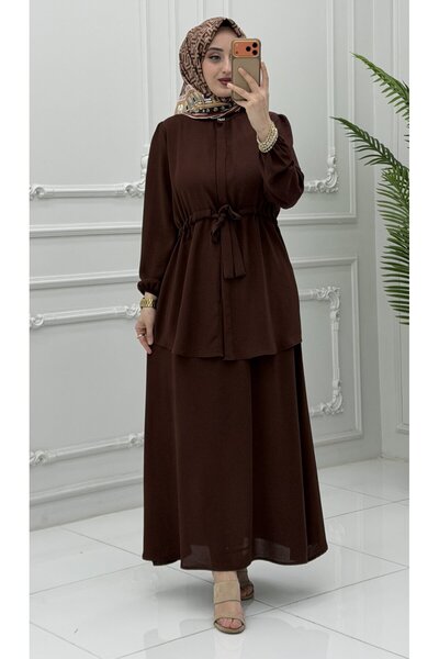 Generic Brand Lisa Skirt Set Brown