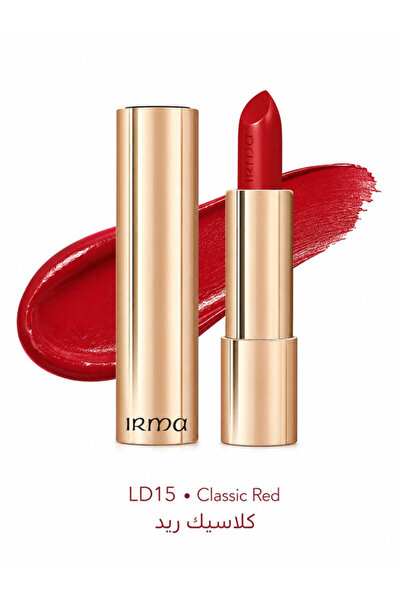 İrma 24H Long-Lasting Rich Pigment Matte Lipstick - Classic Red LD15