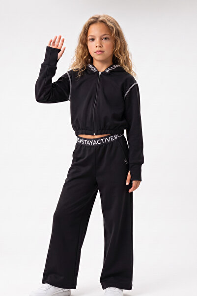 Colorinas Movy 2 Threaded Elastic Waist Girls' Sweatpants