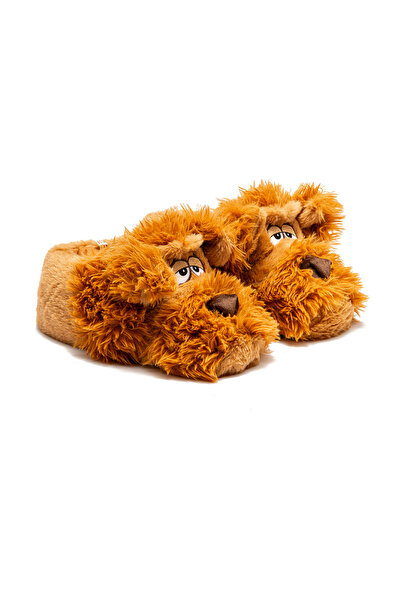 Twigy Kırpık-1 Men's Animal Print Slippers Brown 41/46