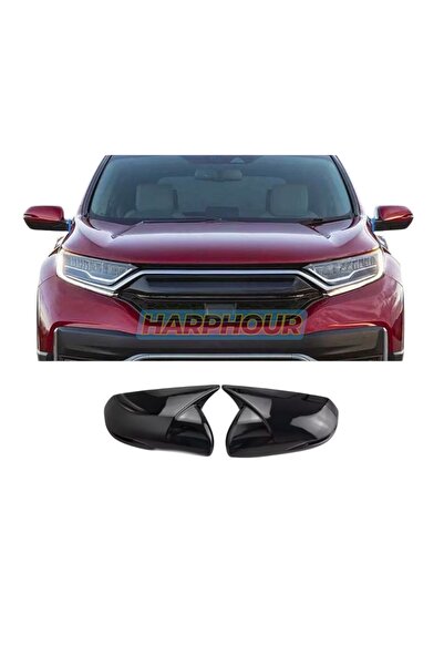 Harphour Honda Crv 2012-2021 Uyumlu Yarasa Ayna Kapağı Pianoblack İthal Abs P...