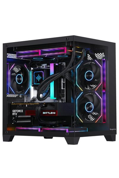 Segotep U502 Siyah 650W 80+ Midi Tower mATX Gaming (Oyuncu) Kasa