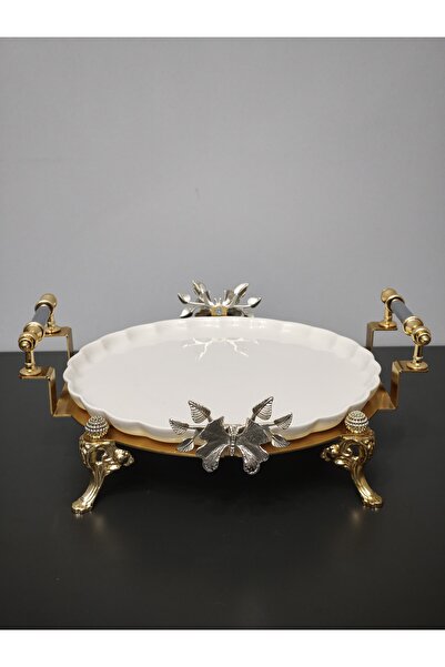 PARILTI HOME COLLECTİON Luxury Custom Laser-Cut Tableware Table Plate Cake Pl...