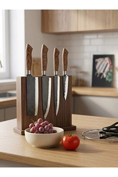 Klyte 6-Piece Kitchen Knife Set with Scissors & Peeler, Ultra-Sharp Chef Kniv...