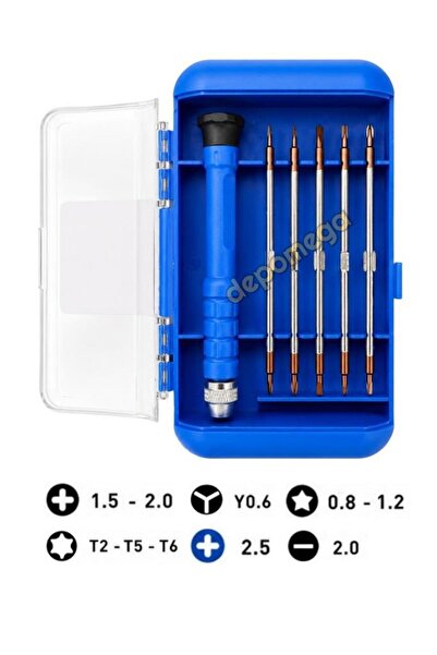 DepoMega 11 in 1 Telefon Gözlük Saat Tamir Mini Tornavida Seti