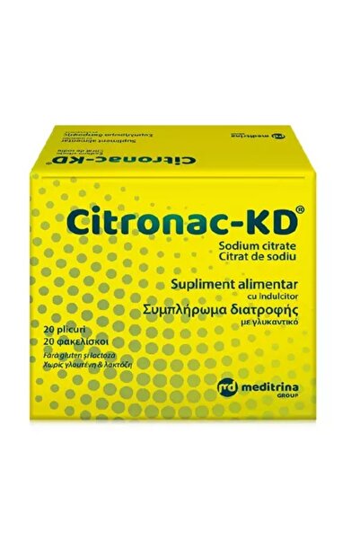 MEDITRINA PHARMACEUTICALS Citronac-KD, 20 plicuri, Valeo Farma