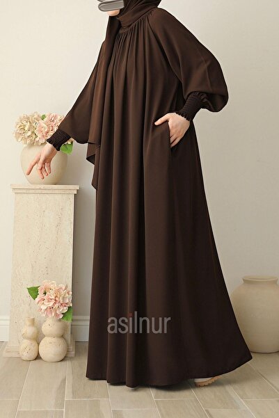 ASİLNUR Eflin Dress Brown
