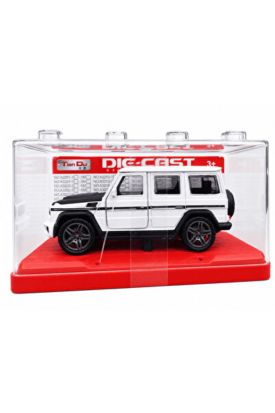 Tian Du 1:32 Scale Diecast Metal Car Model with Acrylic Display Box - Pull Ba...