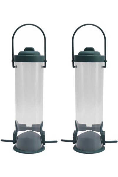 STARSTAR Bird feeder dispenser - Squirrel-proof - Set of 2 - Transparent - Wi...