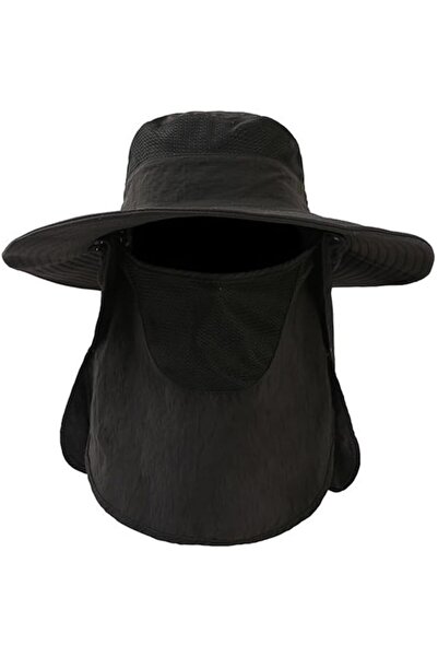 STARSTAR Wide-Brimmed Sun Hat Sun-Protective Fishing Hat Outdoor UV-Protectiv...