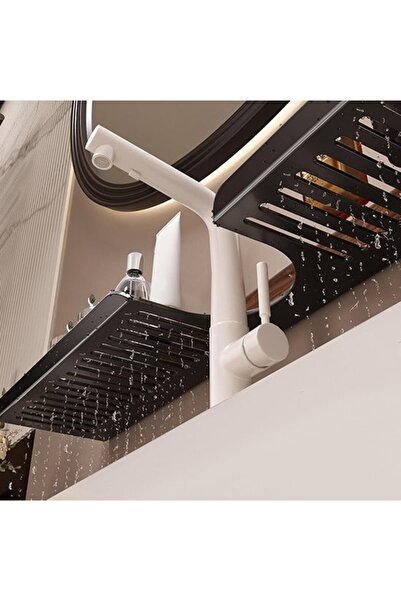 STARSTAR Suction Cup Bathroom Wall Shelf under Sink, Faucet Organization Stor...