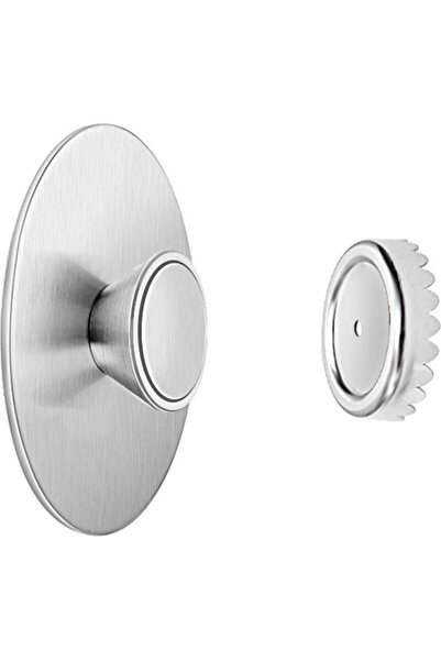 STARSTAR Two sets of stainless steel magnetic soap dish holders with lids