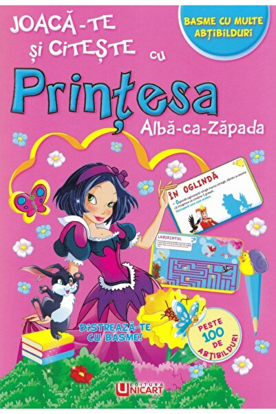 unicart Joaca-te si citeste cu printesa Alba ca Zapada