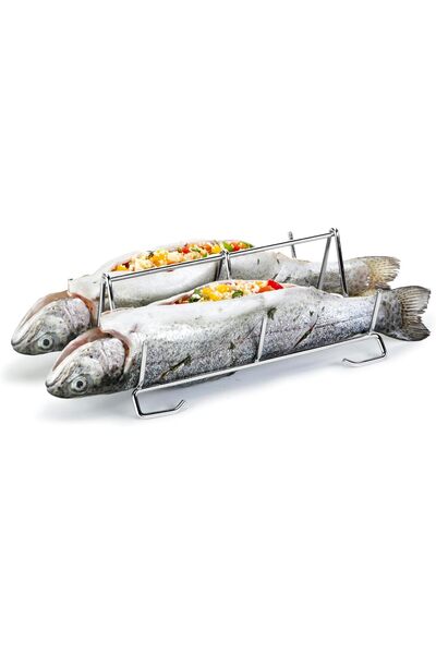 STARSTAR Fish rack | Suitable for ovens and grills | No need to flip | Keeps ...
