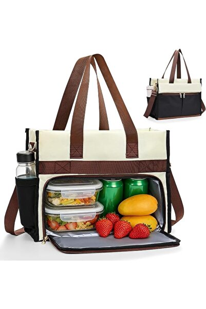 STARSTAR 2-in-1 Laptop Bag & Leak-Proof Insulated Lunch Compartment Work Tote...