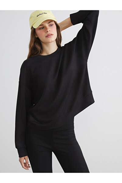 LC Waikiki Crew Neck Oversize Women's Thick Sweatshirt