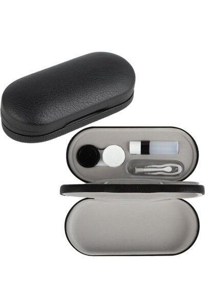 STARSTAR 2-in-1 Contact Lens Case (with Mirror) - Compact Rigid Glasses Case ...