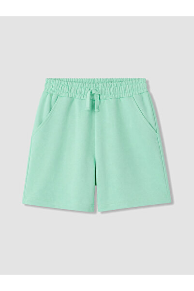 LC Waikiki Nevavm Boys' Shorts with Elastic Waist and Contrast Trim