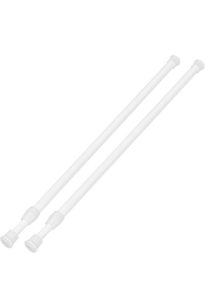 STARSTAR Two telescopic curtain rods (19 - 35 inches/approx. 50 - 90 cm) - Co...