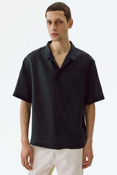 H&M Relaxed Fit Linen resort shirt
