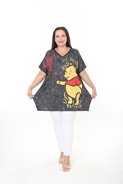 XL Modam Women's Lycra Viscose Printed Plus Size Tunic