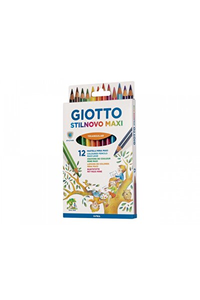 Giotto Stilnovo Maxi 12-Pack Triangle Jumbo Dry Paint / 225900