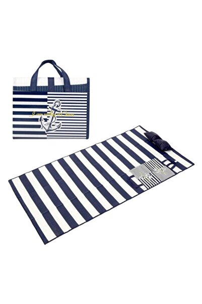 BAMI NETWORK Rogojina plaja cu geanta model marin PP 180x86cm
