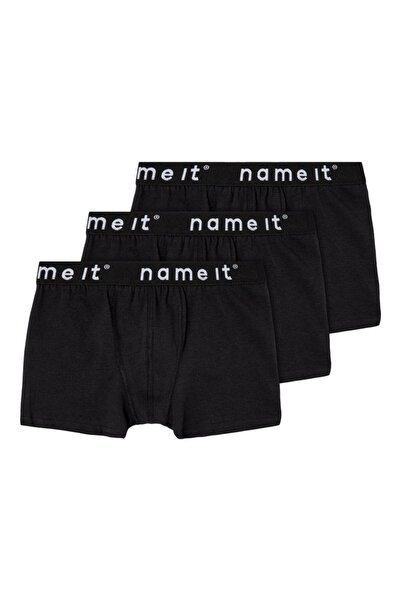 Name it Σετ Boxer 3τμχ "BLACK" μαύρο