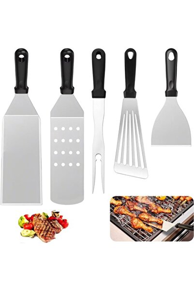 STARSTAR 5-Piece BBQ Tool Set - BBQ Tools - BBQ Accessories - BBQ Tool Set