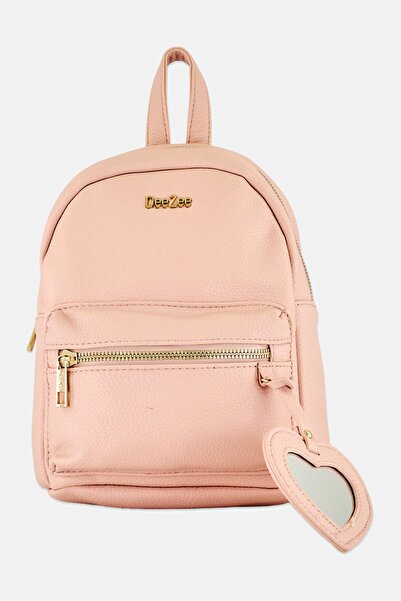 DeeZee Women Brand Logo Backpack, Pink