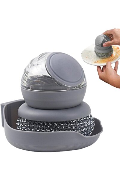 STARSTAR Palm Brush Dish Scrubber | - Dish Brushes | Press Scrubber | Brush f...