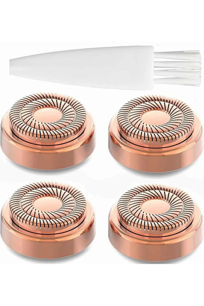 STARSTAR Four replacement heads for the Touch Flawless electric shaver, suita...