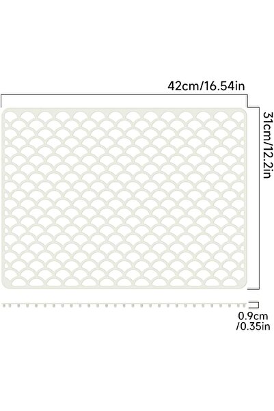 STARSTAR Silicone kitchen sink mat, kitchen sink protector, kitchen bottom si...