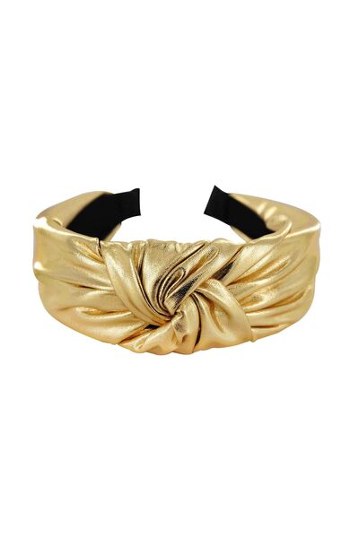 STARSTAR Wide headband with metallic knot - Women's metallic headband/hair ac...