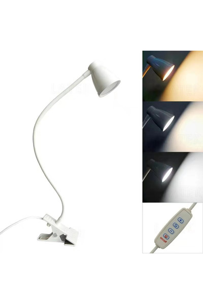 STARSTAR Eye-protecting clip-on lamp for living room and bedroom - reading li...