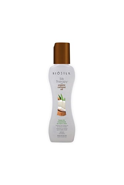 Biosilk Μεταξοθεραπεία Βιολογικό Έλαιο Καρύδας Θεραπεία Χωρίς Ξέβγαλμα για Μα...