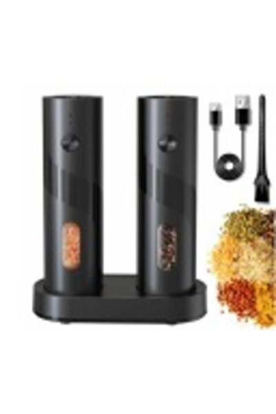 STARSTAR Electric Salt and Pepper Smiley Face Toy Set (2 pieces), USB Recharg...