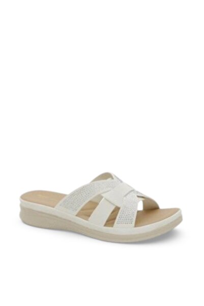 BATA Cross‑Strap Slide Comfort Sandals
