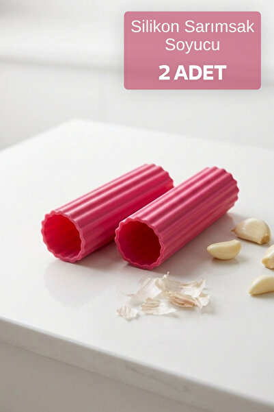 İronika Garlic Peeler 2 Pieces Silicone Garlic Peeling Apparatus Roller Garli...