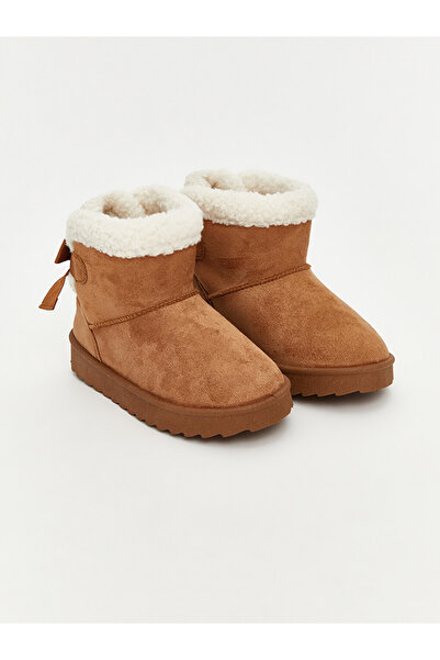 LC Waikiki Faux Suede Baby Girls' Boots