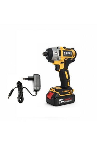 Wainer Mașină de înșurubat cu impact A20, 20V, 300 Nm, Brushless, 1/4″ Hex, c...