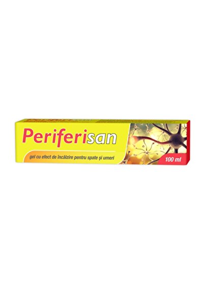 Zdrovit Gel cu efect de incalzire pentru spate si umeri Periferisan, 100 ml,